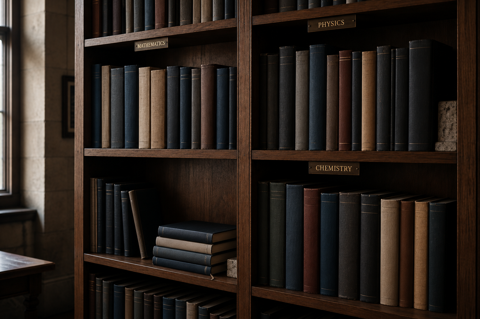 Focused academic study across mathematics and science disciplines